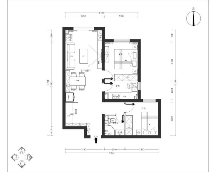 80㎡的兩室一廳怎么設(shè)計(jì)？不如看看這兩套徐建平的作品！