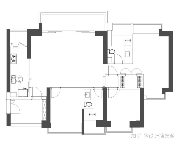 現(xiàn)代簡約裝修案例，單純、簡潔的生活方式